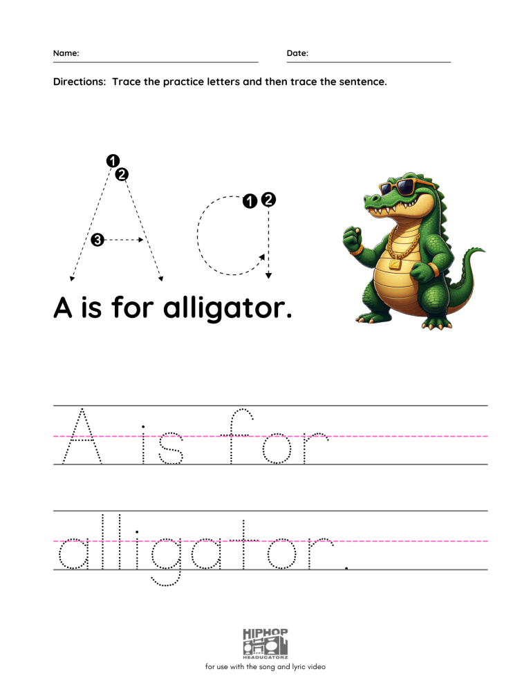 Alphabet Rap (Music Video + Teaching Resource) | Hip Hop Headucatorz