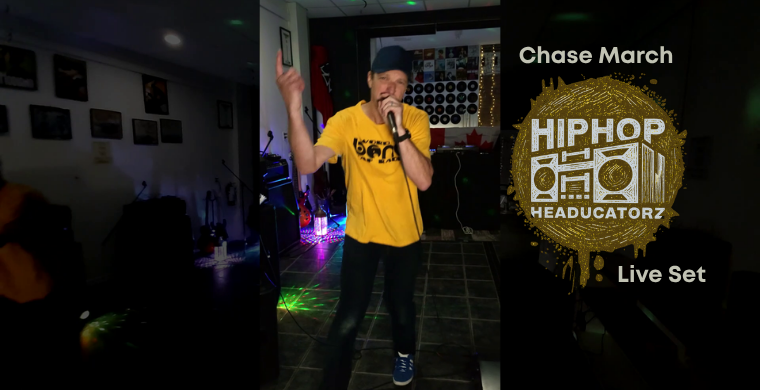 Chase March Performs Hip Hop Headucatorz Songs Live